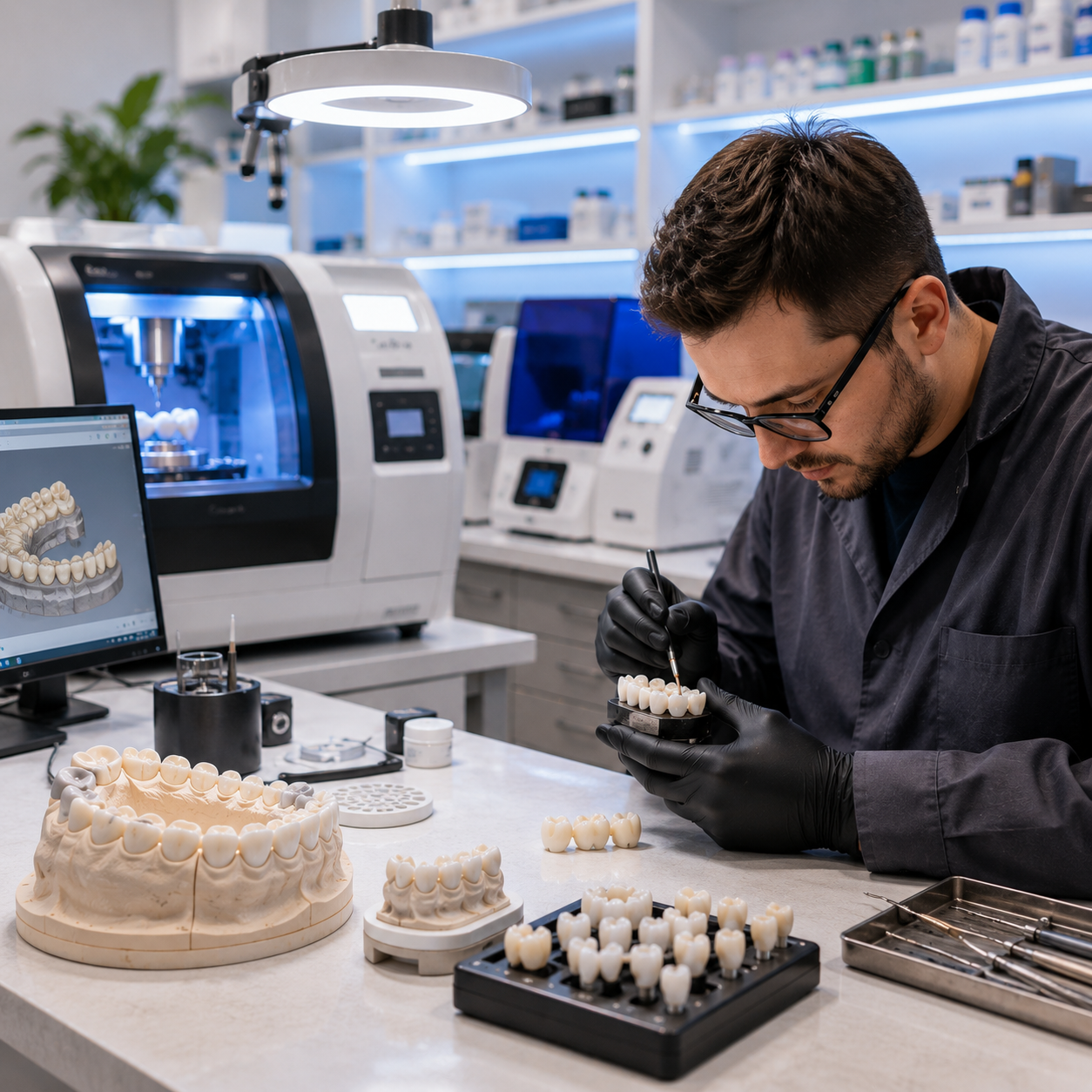 Zirconia crown dental lab London